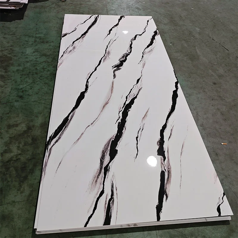 High Quality Various Colors High Glossy Uv Marble Board Wall Sheet Pvc Panels