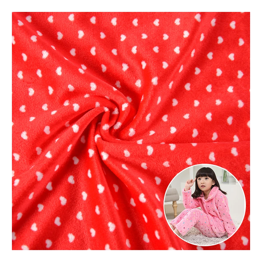 Бесплатный образец ткани из искусственного меха с принтом на заказ мягкая плюшевая ткань Velboa для одежды