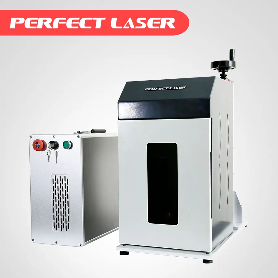 Perfect Laser 20w 30w 50w  max raycus Jpt   fiber laser marking /engraving machine  for flat and round metal and hard plastic