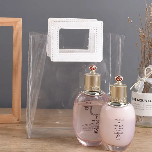 Color Custom Logo Waterproof Clear Plastic Jelly Summer pvc clear tote bag Ladies Transparent PVC waterproof beach bag