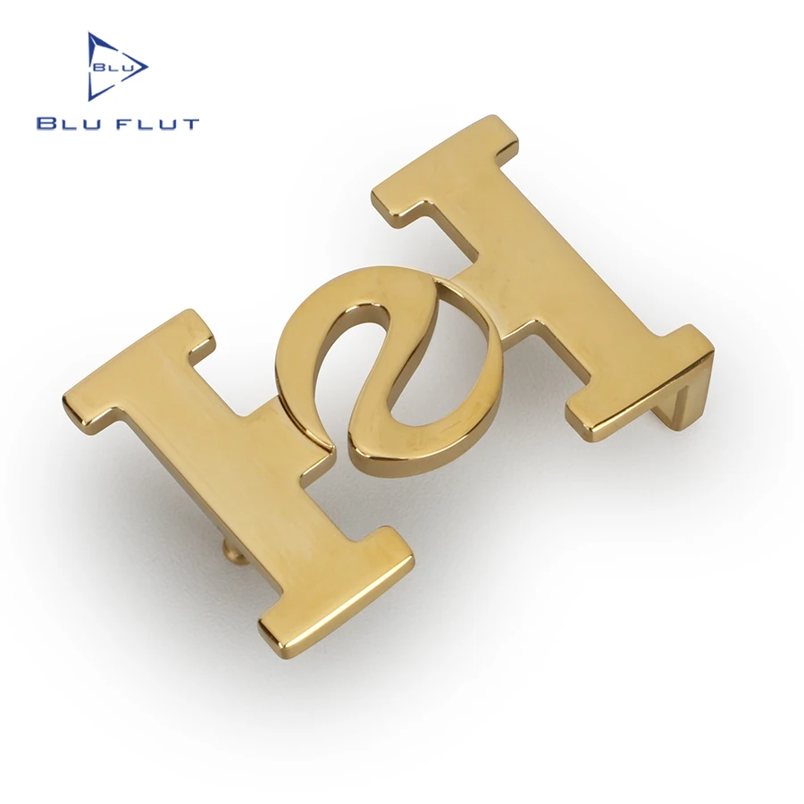 Blu Flut изготовленная на заказ Модная пряжка для ремня из нержавеющей стали Пряжка с