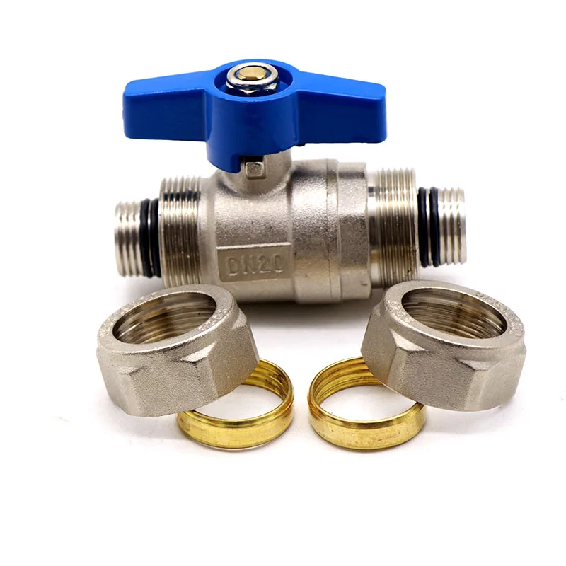 T463 equal threaded brass ball valve Self regulating pressure flow and speed control valve