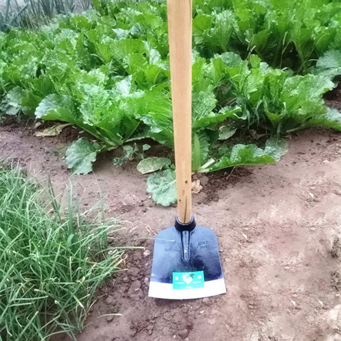 Gardening products wholesale high quality triangle hoe with wooden handle
