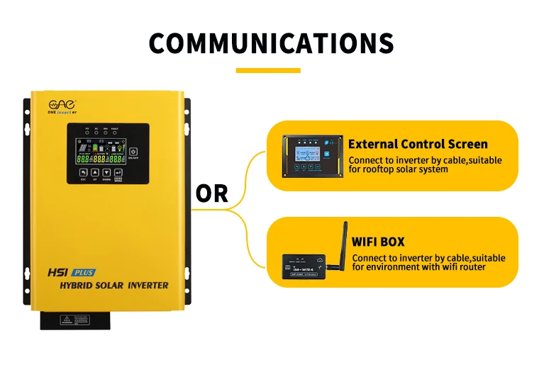 Off grid solar inverter charger 1000watts 12v 24vdc to 220vac with RS485