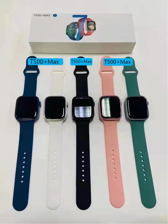 T500+Max Series 7 Smartwatch 4g iwo Reloj IP67 Waterproof BT call GPS android io i7 Smart Watch T500 Max