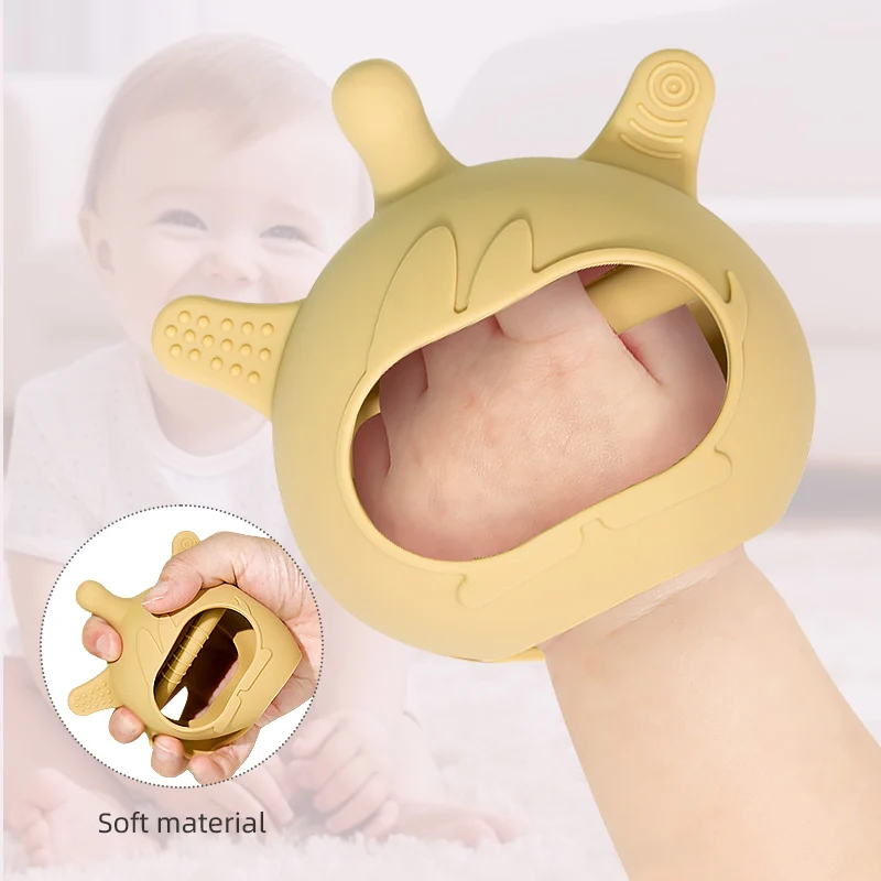 100% Food Grade Silicone Teethers Baby Teething Rings Chew Toys