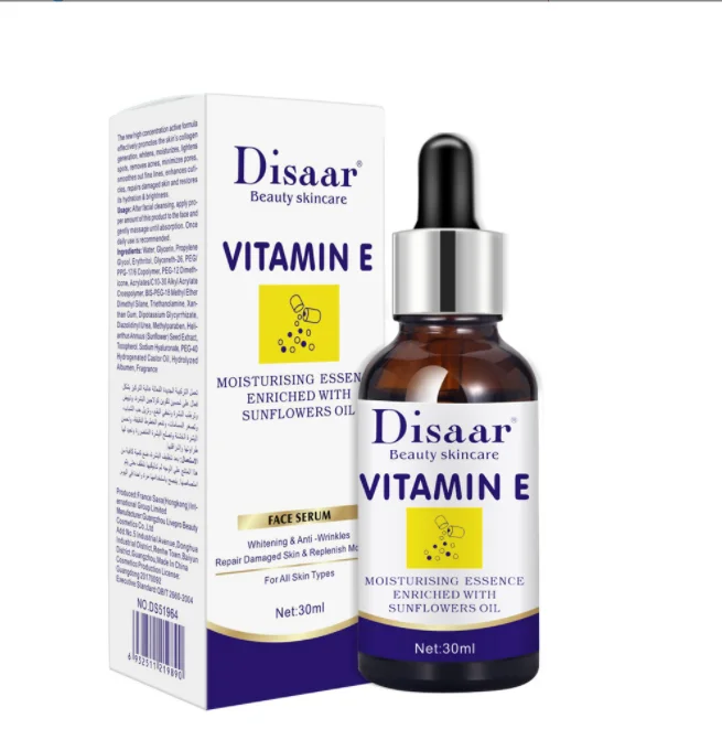 Wholesale Skin care Vitamin E facial Serum Lightening Brighten Face Serum