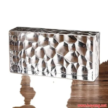 Кирпичный стеклянный блок огнеупорный кирпич для стеклянных печей архитектурный цветной Хрустальный Кирпич