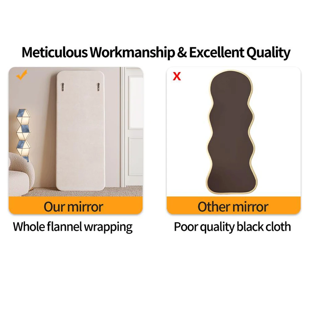 custom hollywood style antique flanner large full length floor stand wooden dressing mirror wall for bedroom  espejo spiegel