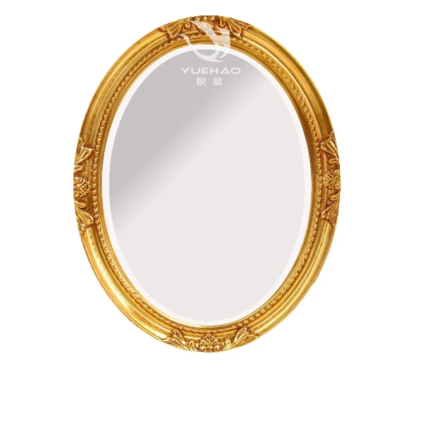 Large Size Oval Shape Mirror Frame Screw Installation Home Decor