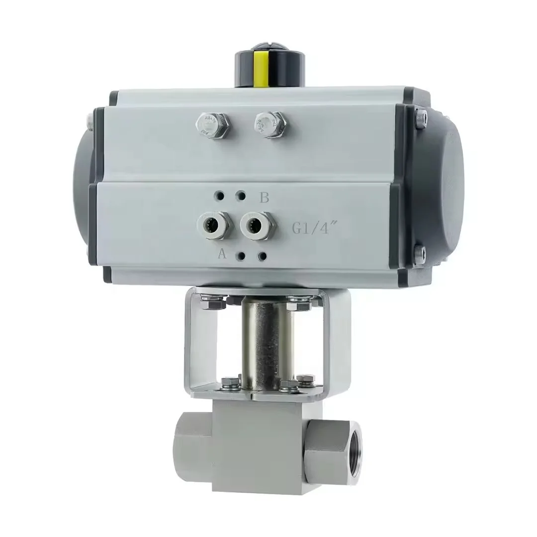 Stainless steel ultra-high pressure instrument female thread ball valve BKH MKH Series High Pressure Ball Valve