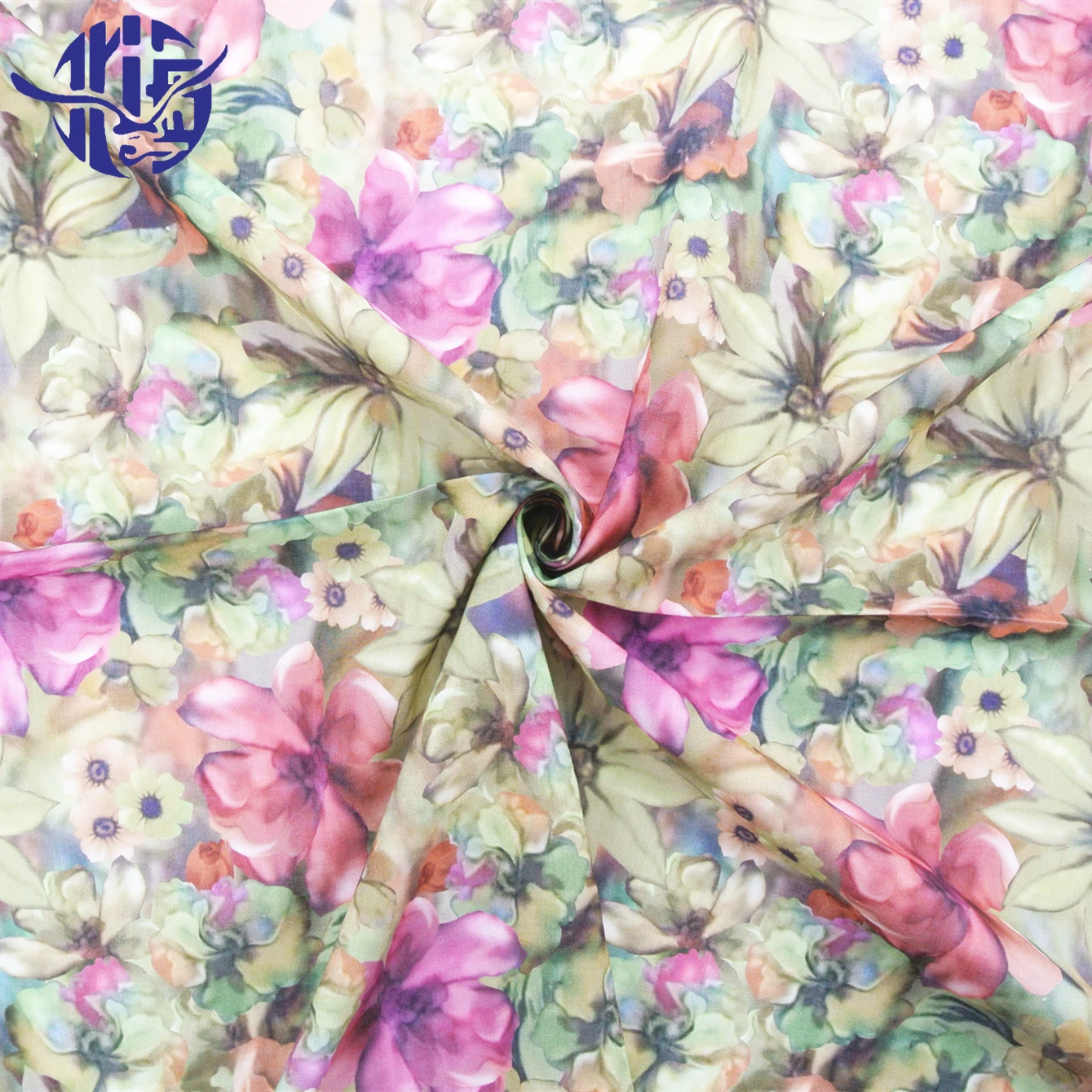 
Wholesale textile best selling digital printing stock lot cotton rami fabric 