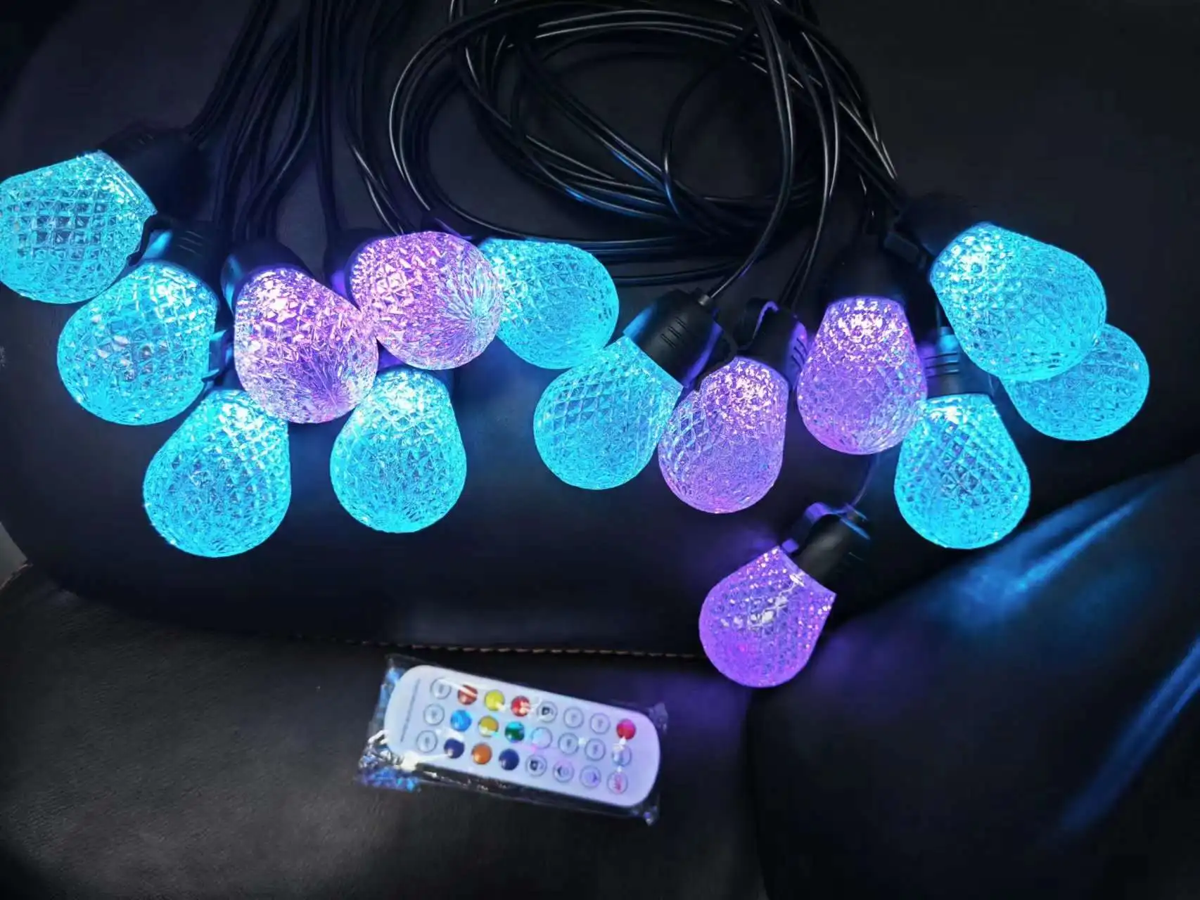 Remote Control & App  Shatterproof Waterproof LED String Lights for Outside