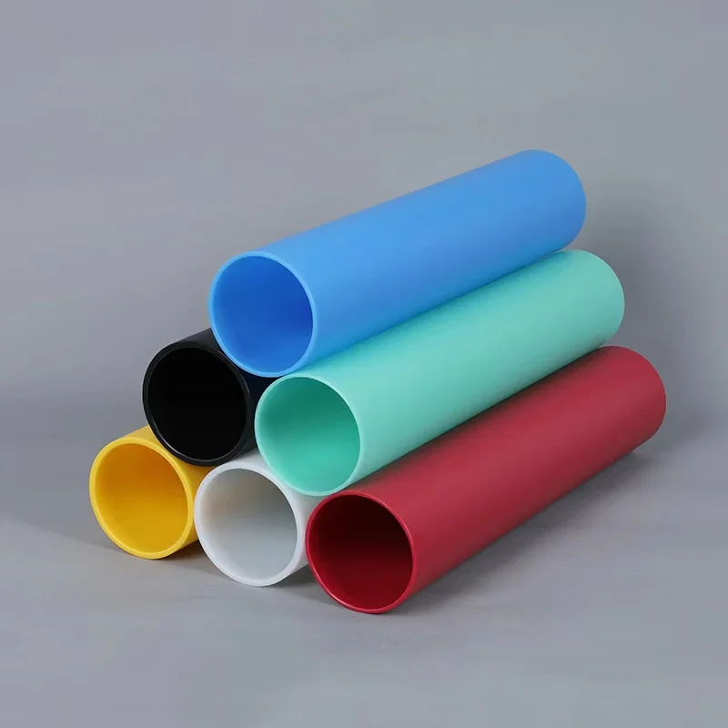 Цветной декоративный шестигранник hdpe pp tube пользовательский размер калибра коррозионностойкая белая черная пластиковая труба из ПВХ