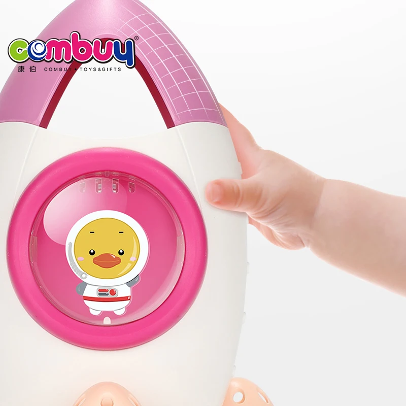 Lovely rockets shower water game bath toy spray for kids