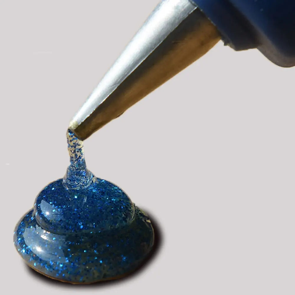 Низкая цена, оптовая продажа, универсальные разноцветные блестящие мини-Клеевые пистолеты