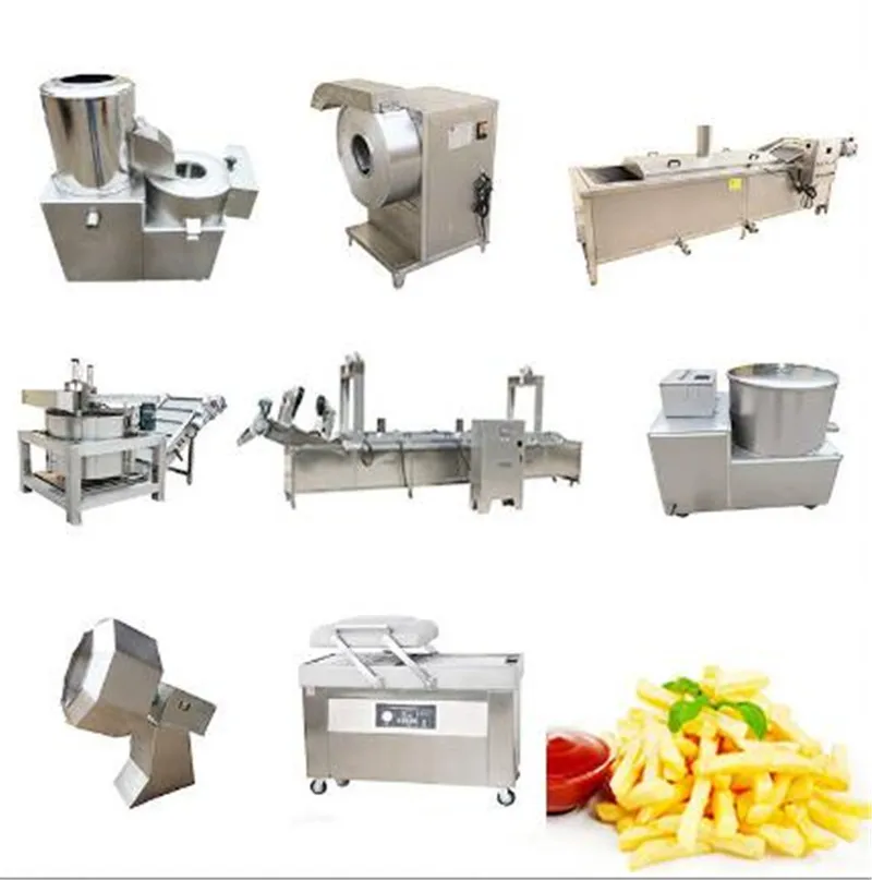 
Small Scale Potato French Fries and Potato Chips Production line 