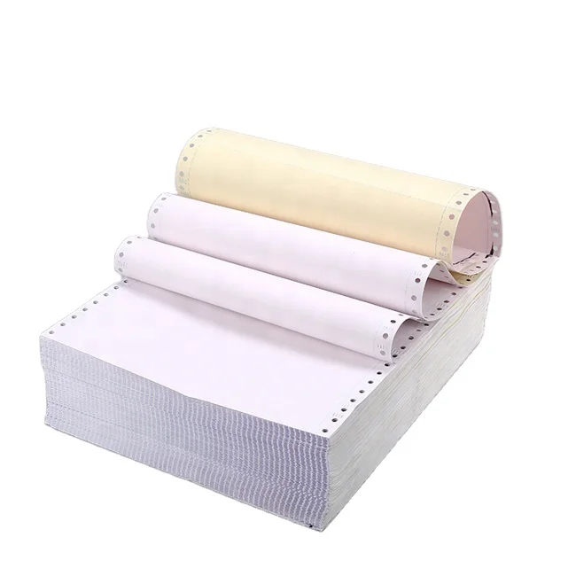 
Factory sale cheap price custom size 47-80gsm color ncr carbonless paper 