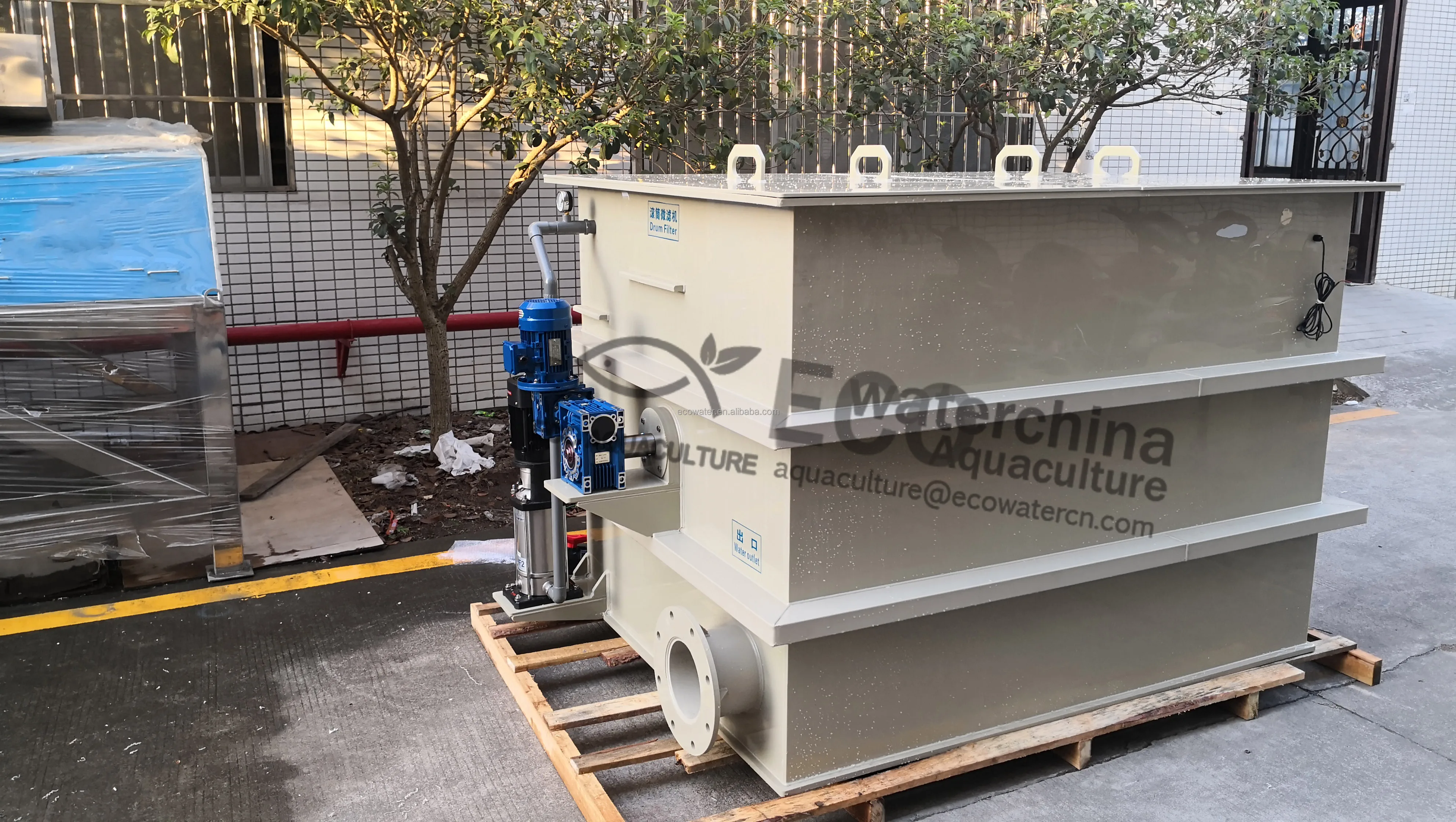 ECO Factory direct marketing sale drum filter for koi pond filter