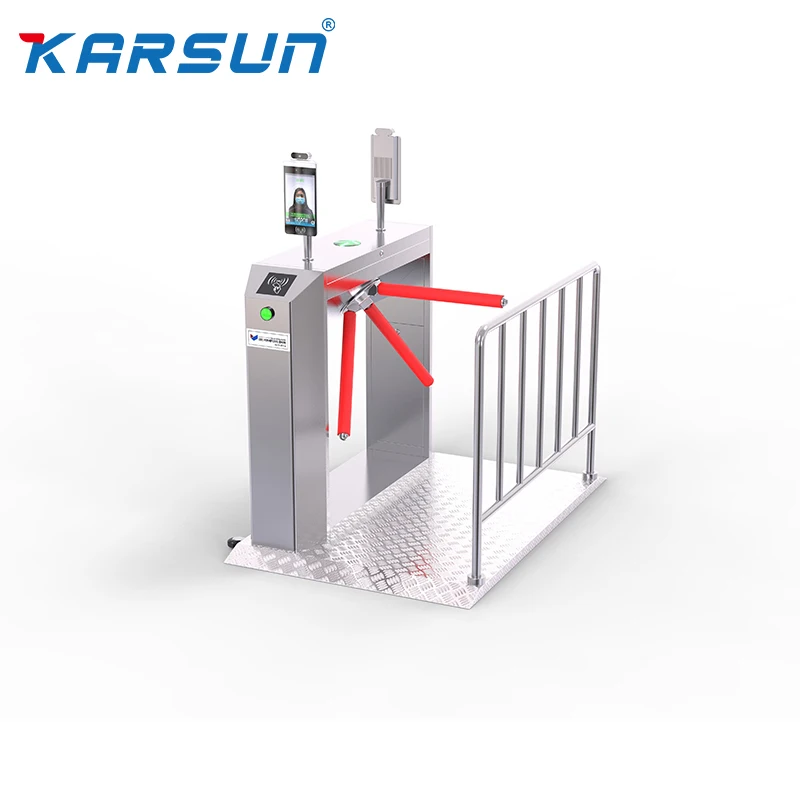 High Safety Full Automatic 3 Arm Access Control Tripod Turnstile Barrier Gate  for Security Check