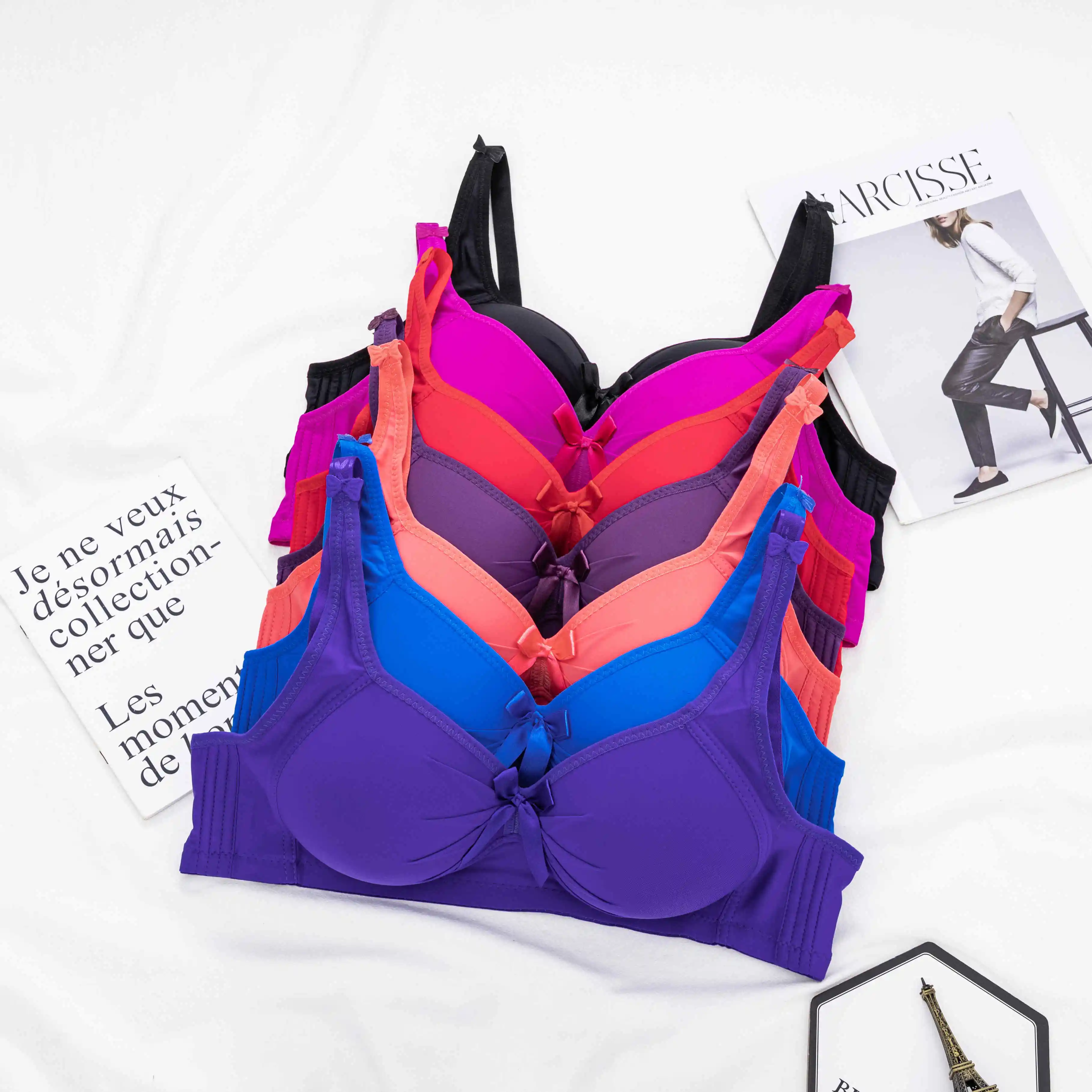 2021 Ladies Underwear Under Garments Stylish Soft Padded Plus Size Push Up Seamless Bra