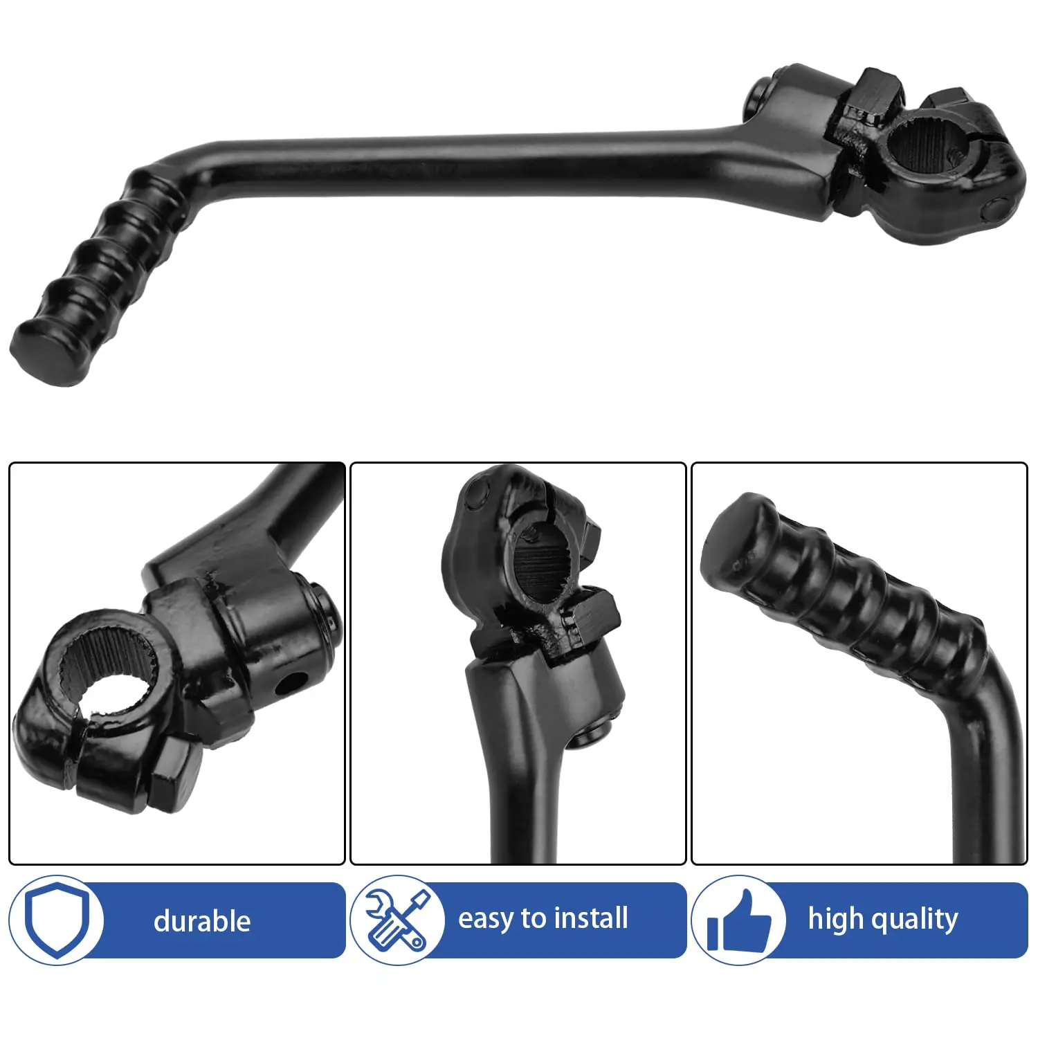 HIAORS 13mm Kick Starter Lever for TaoTao DB27 DBX18 Lifan Zongshen KAYO SSR CT90 XR100R XL70 SDG YX Chinese Pit Dirt Trail Bike