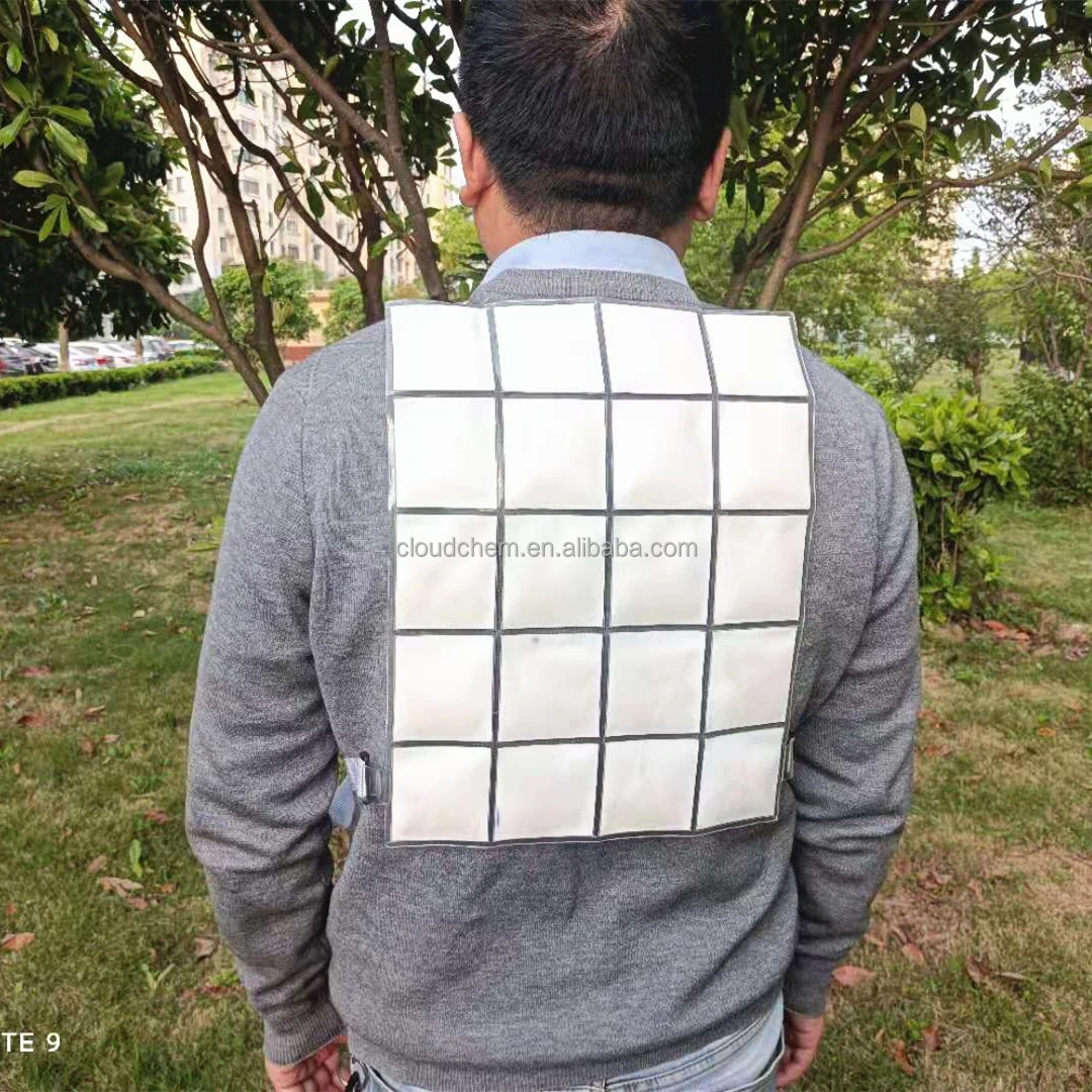 phase change material body cooling vest
