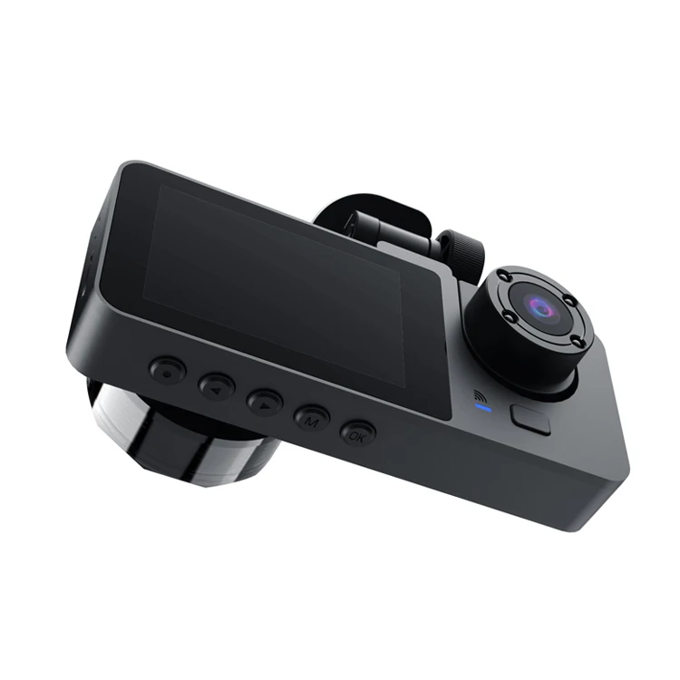 Зеркало с двойным объективом сенсорный экран 1080p Dvr передний задний видеорегистратор универсальный