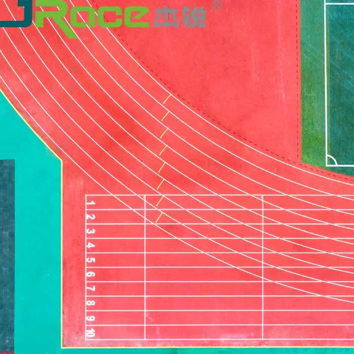 IAAF Certified Synthetic Rubber Running Track