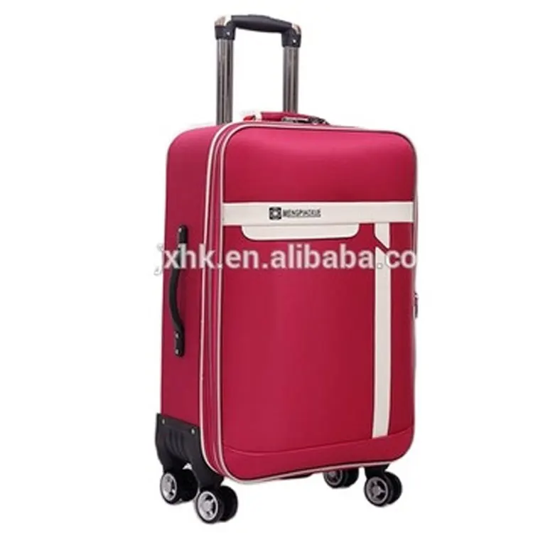 Long Distance Travel Luggage Bags Hand Trolley Suitcase Set Carry On Fabric Luggage Soft Case