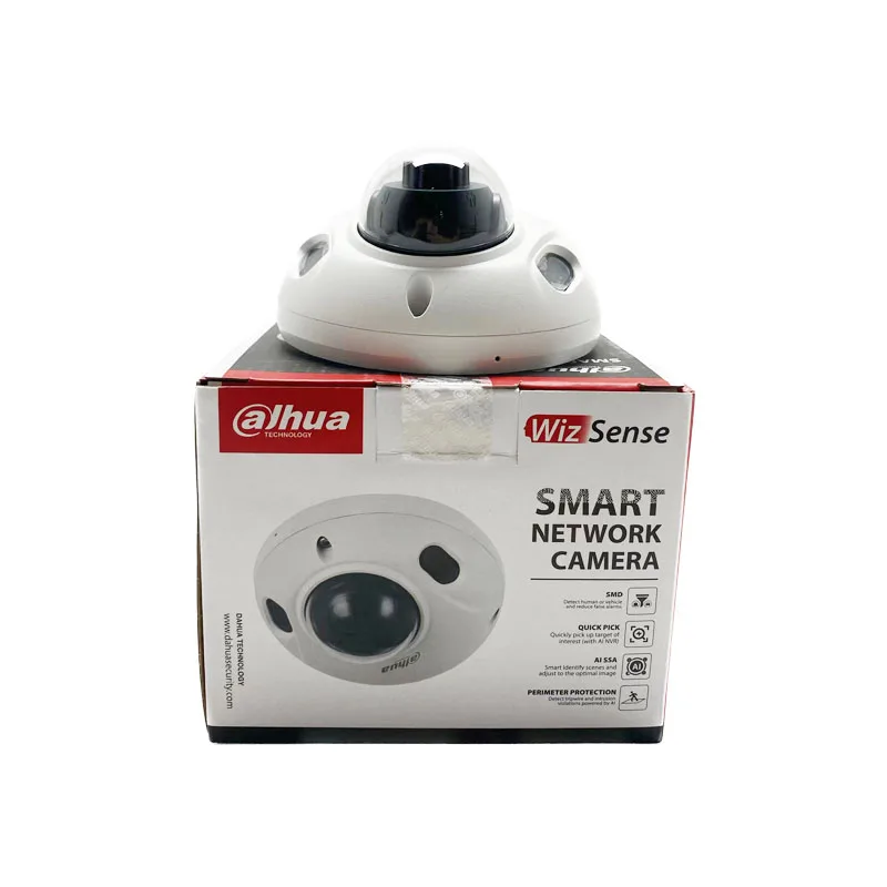 Dahua CCTV камера IPC-HDBW3541F-AS-S2 5MP ИК фиксированный фокальный купол WizSense сетевая