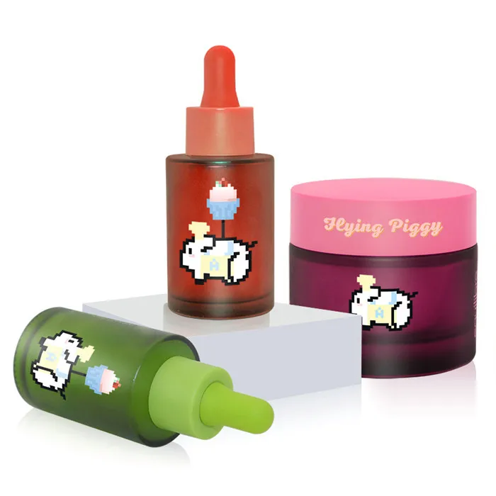 Golden UV Coated Glass Dropper Bottles Medicine Dropper Bottles with Glass Pipette for Essential Oil,Parfums,Fragrance