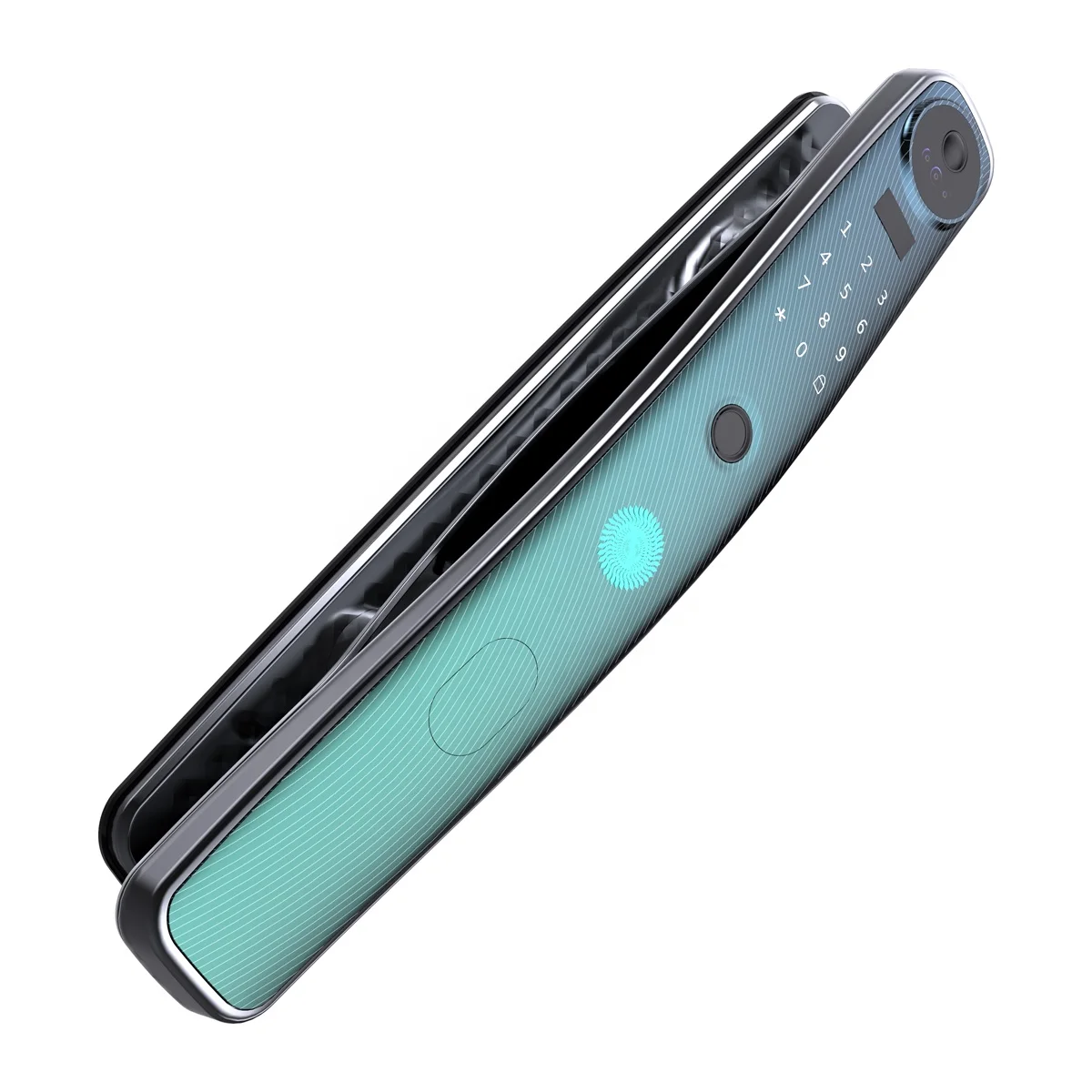  Face recognition camera digital wifi app remote control fingerprint password home smart door