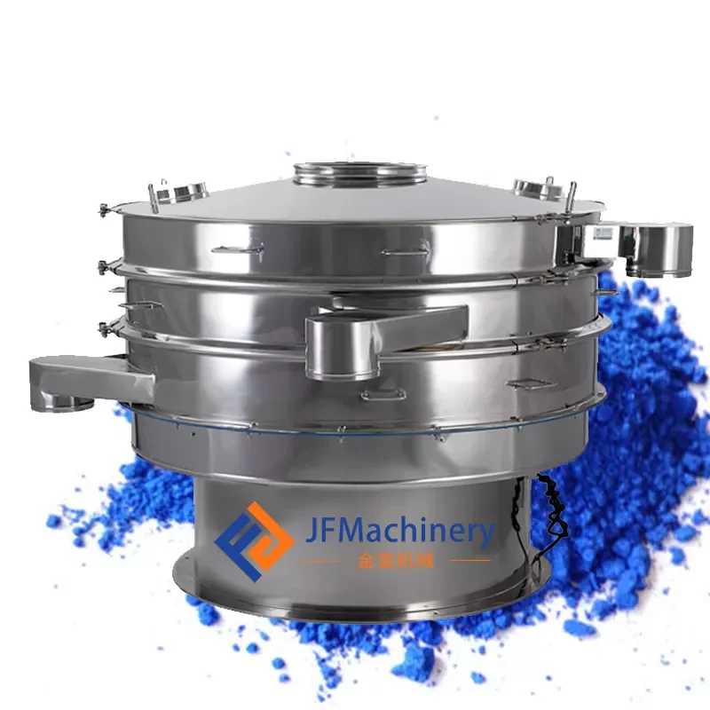 Factory Price High Frequency Food Wheat Flour Vibrating Screen Sieving Machine