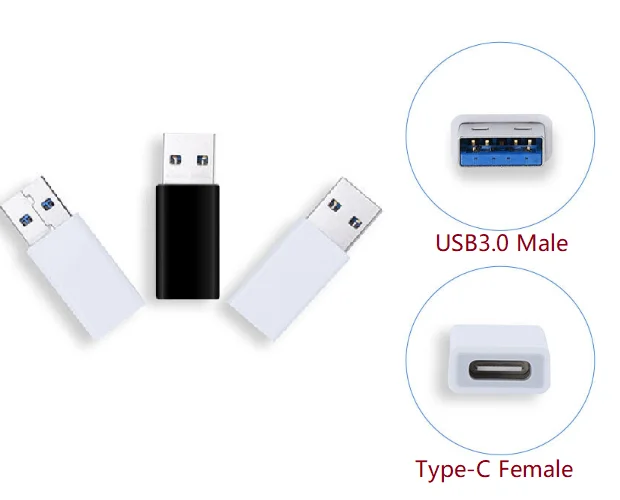 USB C 3.1 Type-C Female to USB 3.0 Male Data Convertor Adaptor For Laptop