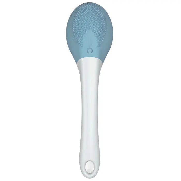 Перезаряжаемая Водонепроницаемая силиконовая Задняя щетка, электрическая щетка для тела с двойными сторонами