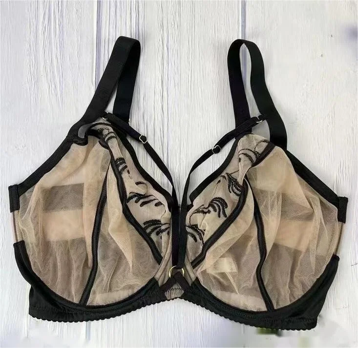 High quality Plus size brar full cup 34-42 DD E F FF G GG H HH