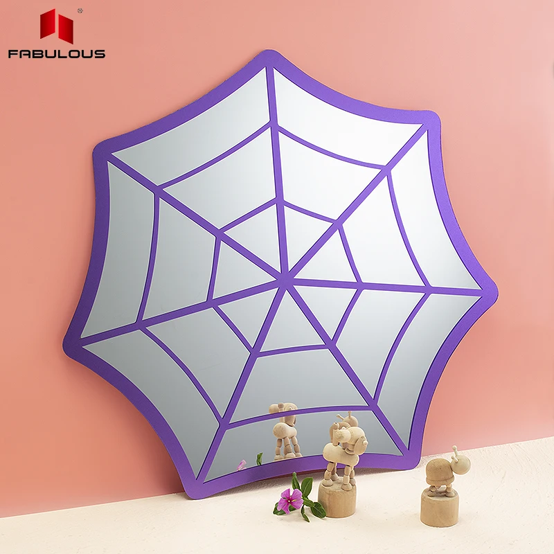 FABULOUS Tiktok popular black frame mirror printing 3d acrylic cartoon sticker decorative mirror