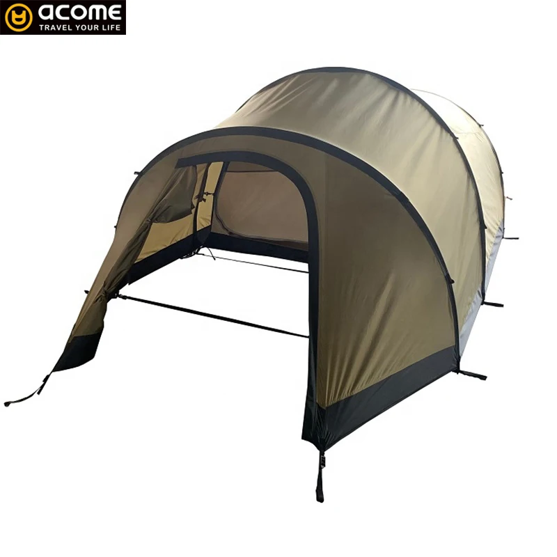 Custom best seller 3-4 person double layer 4 season camping tent tunnel waterproof backpacking glamping tents for outdoor sports