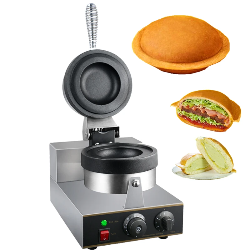 Ice cream dessert italy hot panini gelato brioche mak burg electric 220v 110v ice cream sandwich UFO burger press maker machine