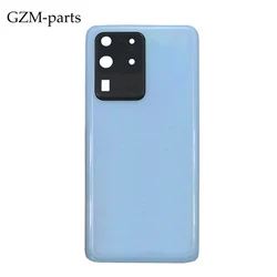 GZM-parts back door cover case For samsung Galaxy S20 Ultra 5G Battery door cover with camera lens 100% NEW