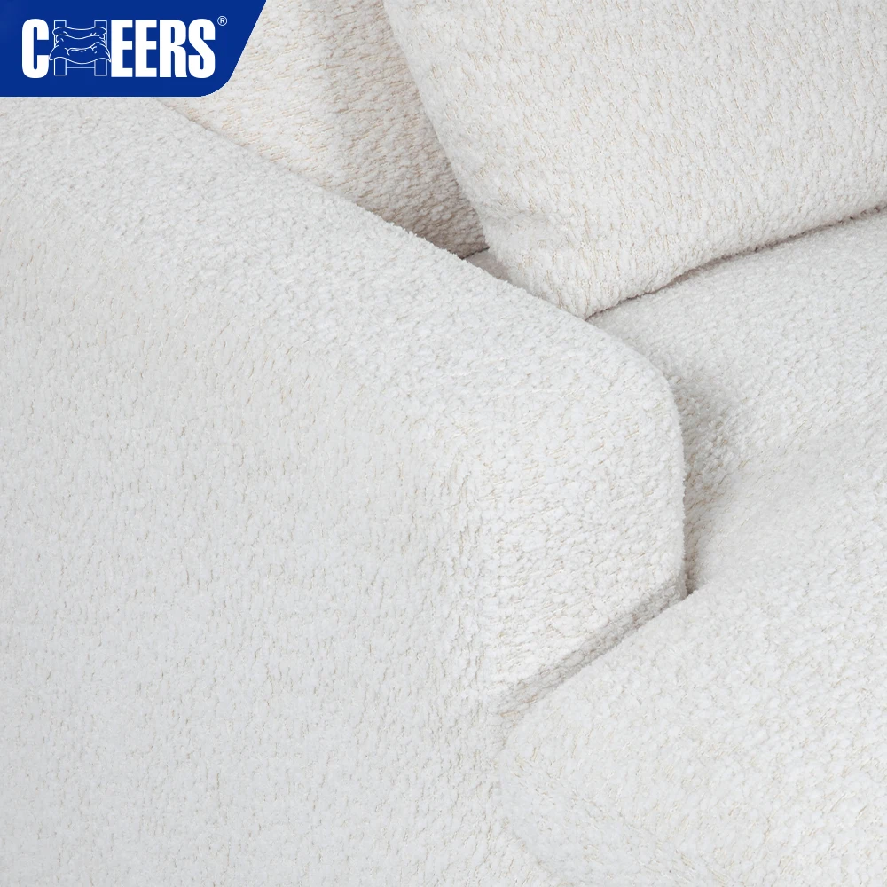 MANWAH CHEERS New Large Home Furniture Living Room Sofa Recliner Sets Sectional Corner Modular Sofa Living Room L Shape Couch