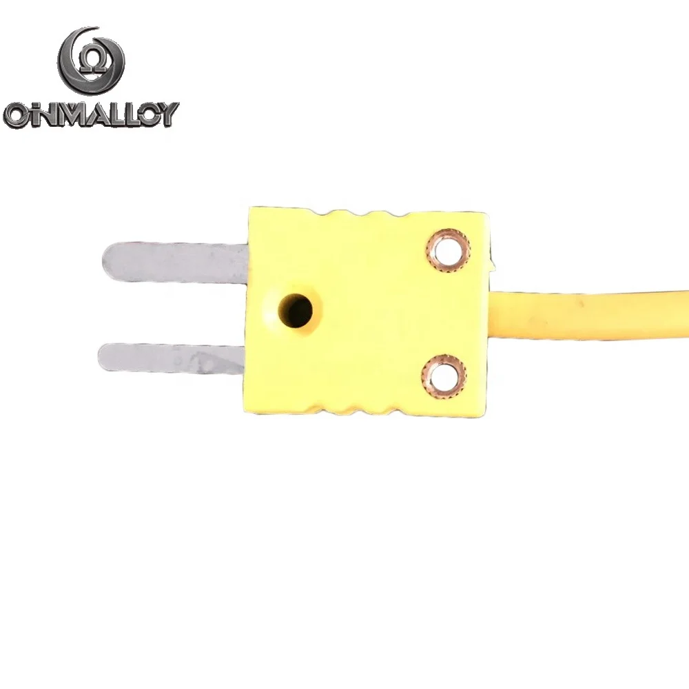 Соединитель термопары стандарта ANSI, плоский штырь типа K, высокая точность, быстрый отклик