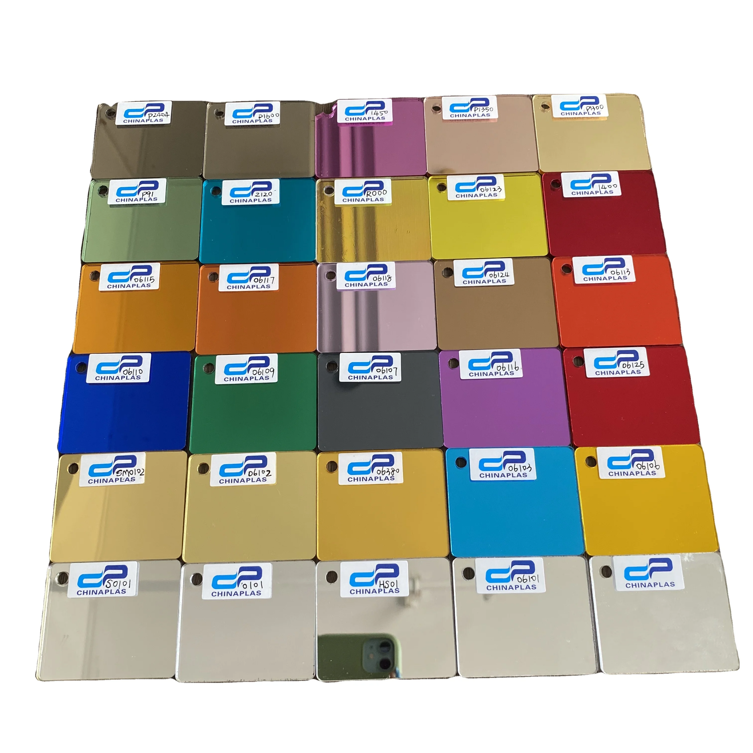 Self Adhesive Rose Gold 3mm Plastic Mirror Cut To Size Acrylic Mirror Plastic Sheets