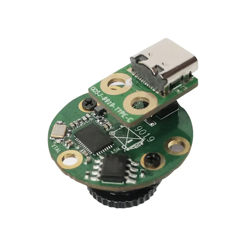Small Round Compact pcb Camera Module Type-C Usb UVC Drive Free OV9732 1MP Webcam
