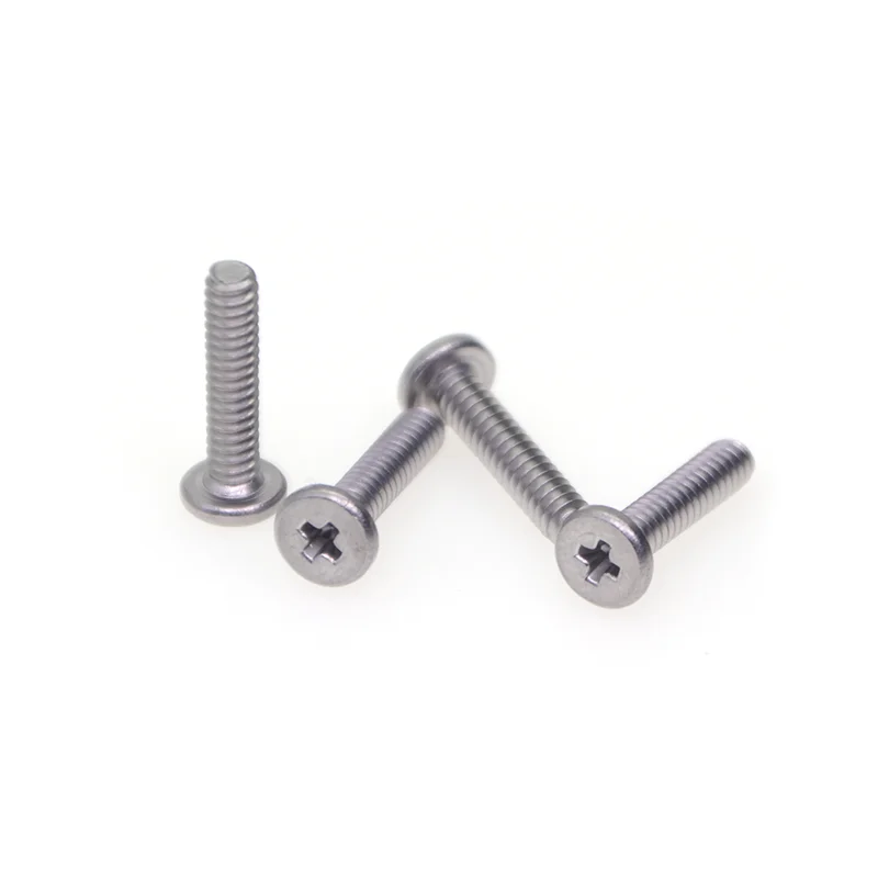 High Quality Stainless Steel Allen Hexagon Ultrathin Head Bolt Cross Flat Head Mechanical Screws For Mechanical Purposes