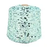 Hilos Blended Yarn Lentejuelas 3mm 100% Cotton Sequin Yarn Fancy Yarns For Sweaters