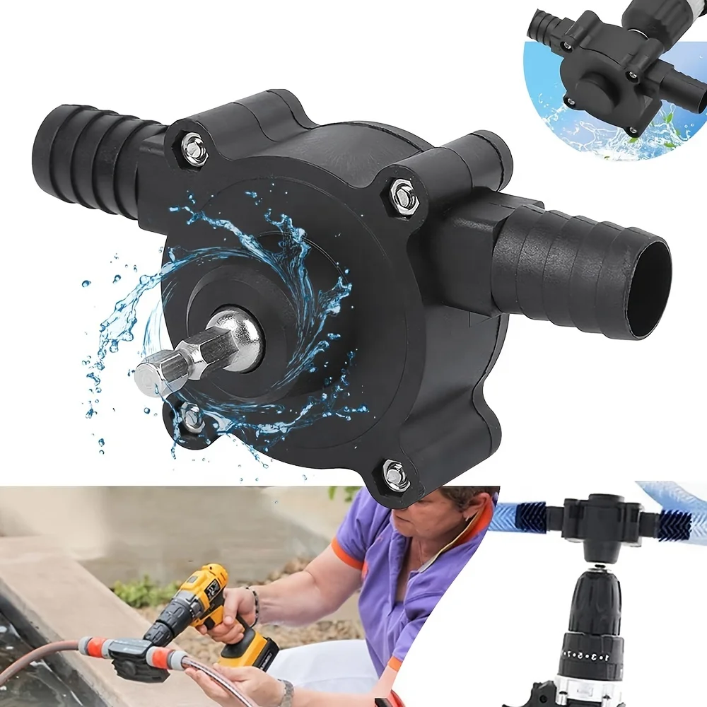 Household Water Pump Electric Hand Drill Pump For Garden Car Wash Pumping
