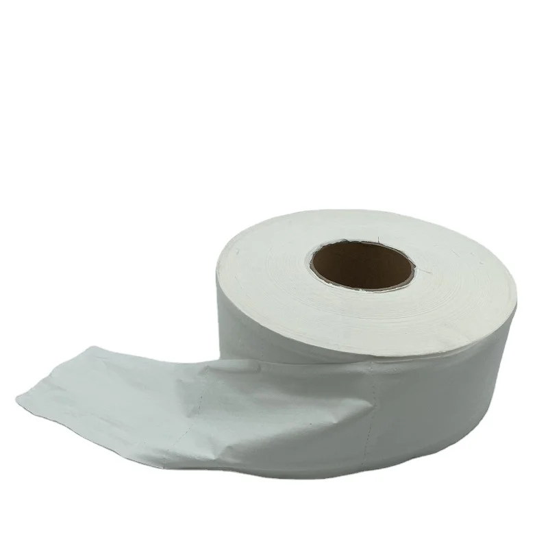 Hot sale customized logo pure wood pulp soft 2 layer Jumbo Roll for hotel, office, restaurant