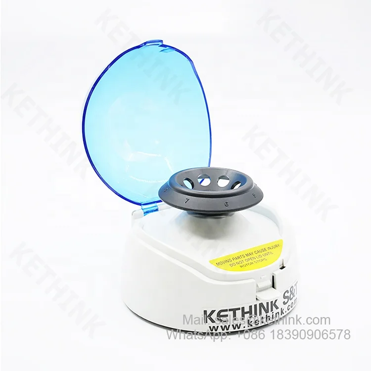 High Quality Low Price KT-MC6000 6000rpm Mini Lab Centrifuge with Rotor Suitable for 4 Rows 0.2ml*8 Pcr Tube Strip Testing